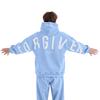Hooded Sports Tracksuit Unisex Running Outfits Long Sleeve Pullover Hoodies Sweatshirt