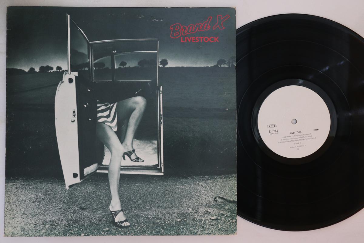 

LP Record BRAND X Livestock RJ7361PROMO CHARISMA 1977 Japan Rock Used