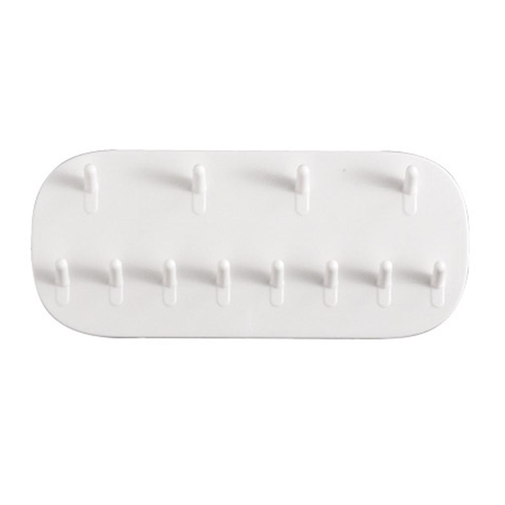 Self-adhesive Necklace Holder Plastic Necklace Organizer Wall Mounted for Necklace Jewelry Bangles Bracelets and Rings