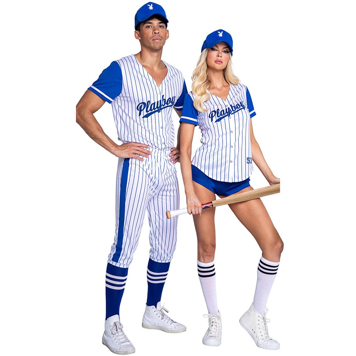 

Striped Baseball Suit, Party Suit cos Sexy Cheerleading Suit, Cheerleading Suit, Halloween Costume S