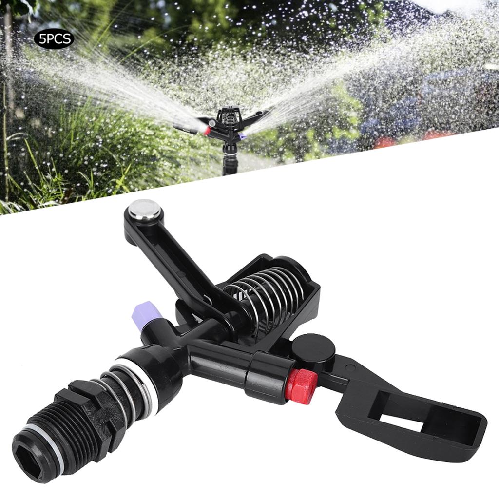 5 ks Tryska Rotační Kolébka Postřikovací Nástroj 3/4in DN20 Vnější Závit pro Zemědělské Zavlažování