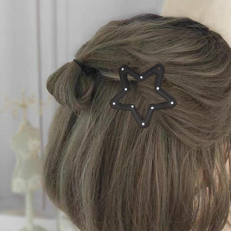 2000s Hair Clip Five-pointed Star Snap Clip Hairpin Teens Girl Hairstyling Tool