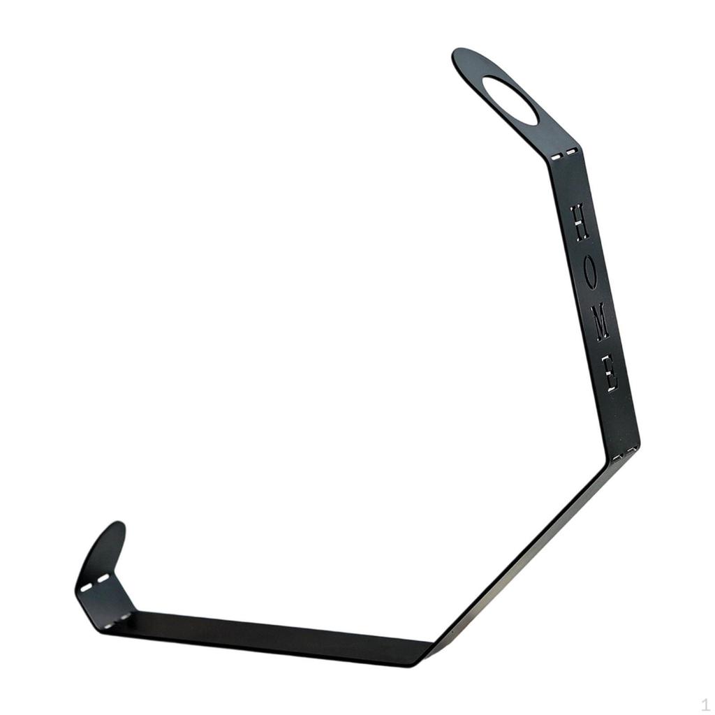 Single Tabletop Rack Holder Accessories Iron Storage Stand Display for Bar Basement Kitchen