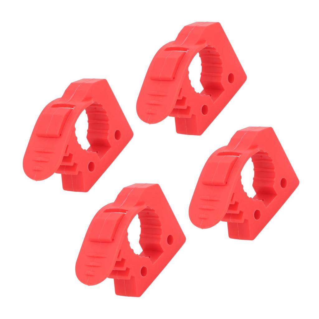 4PCS Shovel Holder Mount Rubber 5 Gears Adjustable Shovel Wall Mount Holder Clamp for Outdoor