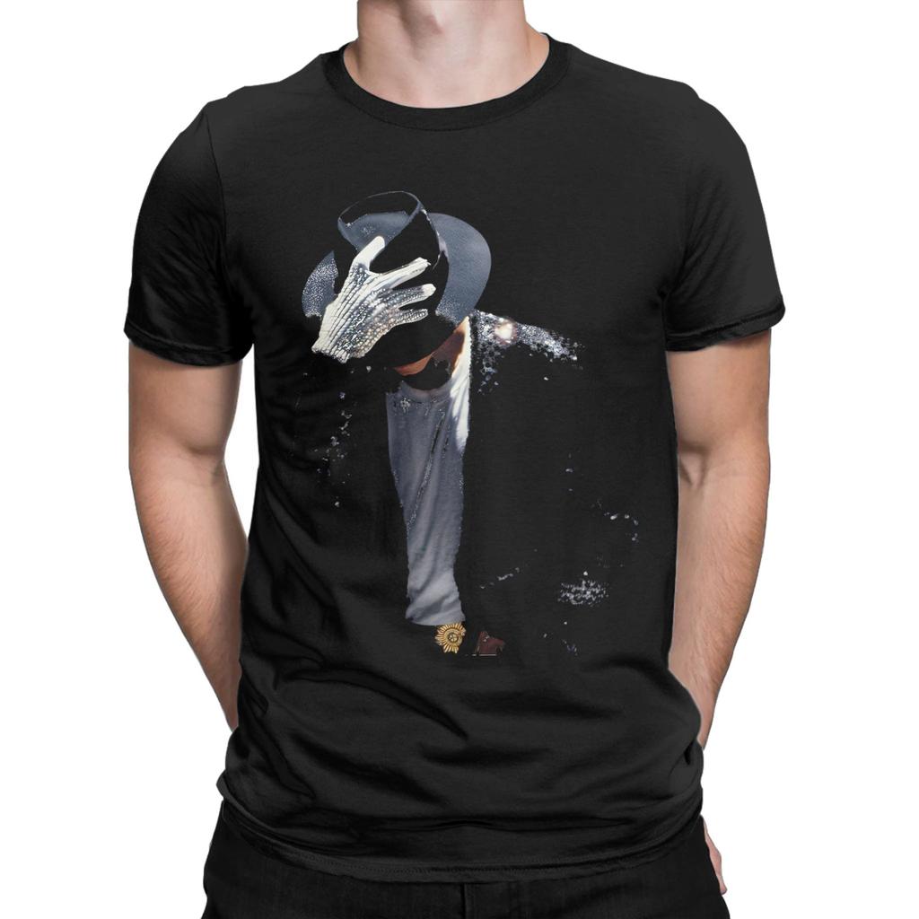 MJ king of pop Story Film T Shirt for Unisex Unisex 100 Cotton Vintage TShirt O Neck Tee Shirt Short Sleeve Tops Summer