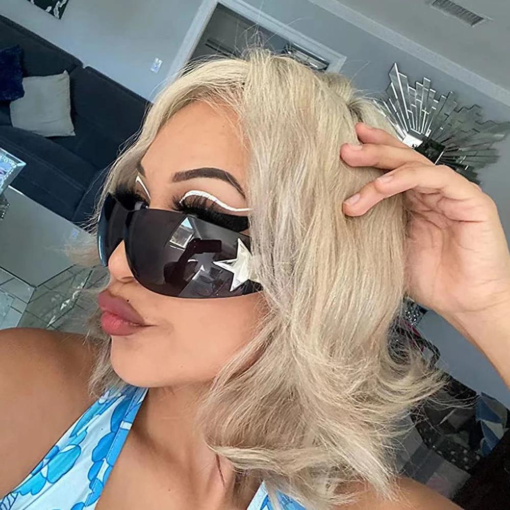 Роскошные спортивные солнцезащитные очки в стиле панк — фото 4