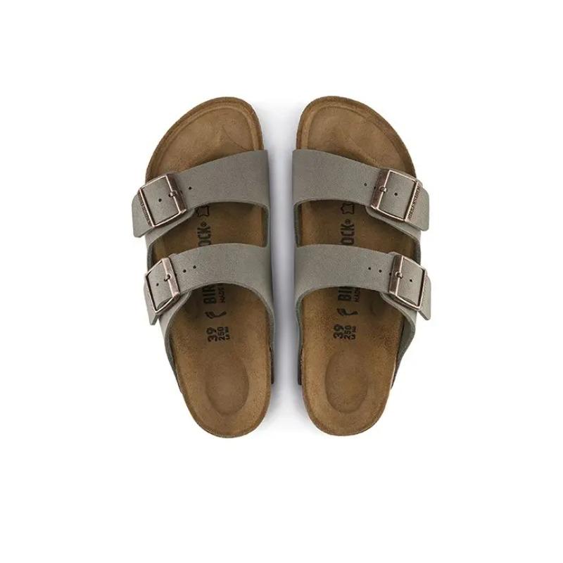 Birkenstock Arizona Unisex Dual-Strap EVA Quick-Dry Slide Sandals Gray 0151211
