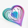 Flowing Light Effect Wind Chime Pendant Colorful Butterfly Hanging Ornaments  Home