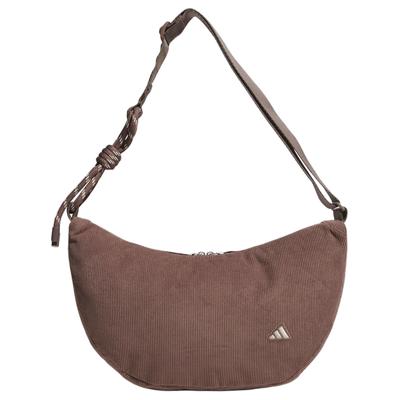Corduroy Crossbody Bags Women's Stratum Dark Earthy Brown Adidas KE6636