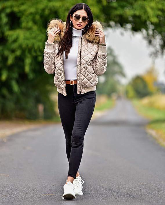 Women's Plus Size Hooded Cotton-Padded Jacket - European & American Style, Short, Warm, Suitable for Autumn & Winter