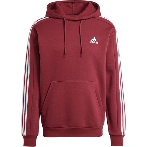 Adidas ESSENTIALS FLEECE 3-STRIPES Sweatshirt Men s Dark Red JG5949 2XL красный