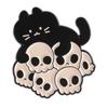 Black Cat Void Loading Enamel Pins Cartoon Cat Theme Lapel Badges Brooch Fun Animals Jewelry Gift for Friends