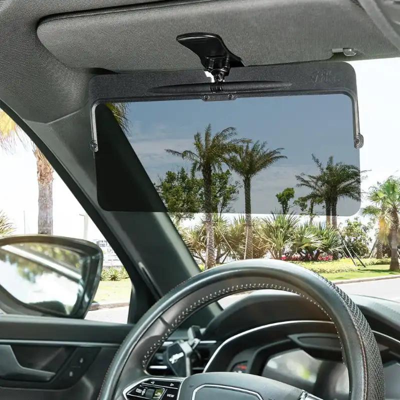 Universal Car Sun Visor With Polarized Glare Protection Uv Protection Rotatable Car Sunshade Foldable Car Sunshade
