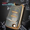 Full Protect Car Key Case For Hyundai I20 I30 Elantra Azera Veracruz Veloster Kia Rio K7 K5 Sportage Sorento Flip Remote Cover