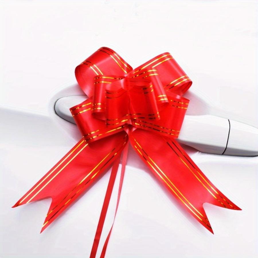 50 szt./zestaw Serpentyny ślubne, Kokardy na klamki drzwi samochodu ślubnego, Kwiaty dekoracyjne, Wstążki kokardki do koszyka z owocami, Kokardy, Odpowiednie do dekoracji świątecznych