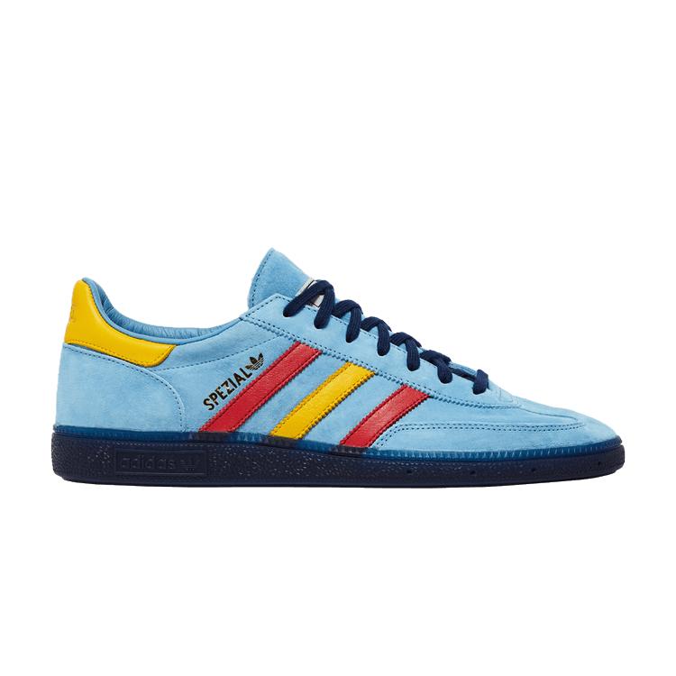 

адидас КОНЕЦ. Мужские кроссовки из коллаборации с Handball Spezial Bauhaus Blue Team-Yellow HP9390
