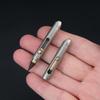 Erasable Titanium Alloy Pocket Pen -  Mini  Eternal  Pencil  with  2 Tips,  Portable  Key  Pendant  for  Everyday Carr