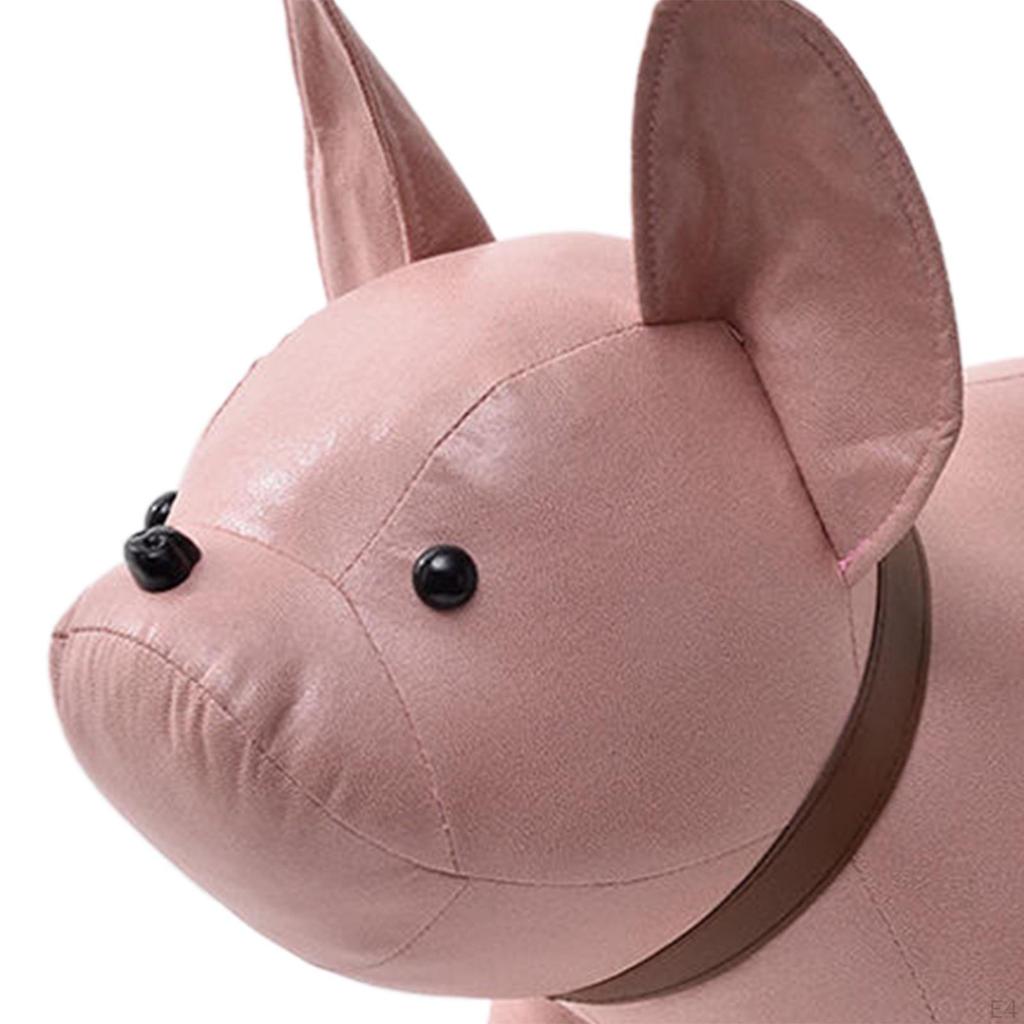 Ottoman Footrest with Stylish Wooden Legs