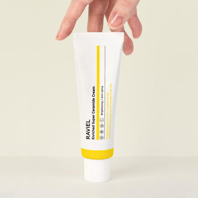 Raviel [Barrier Strengthening] Combination Skin Brightening High-Moisture Enriched Super Ceramide Cream 50ml