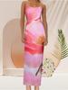 Sexy bedrucktes Spaghettiträgerkleid im europäischen und amerikanischen Stil - Heißer Verkauf im Frühling/Sommer