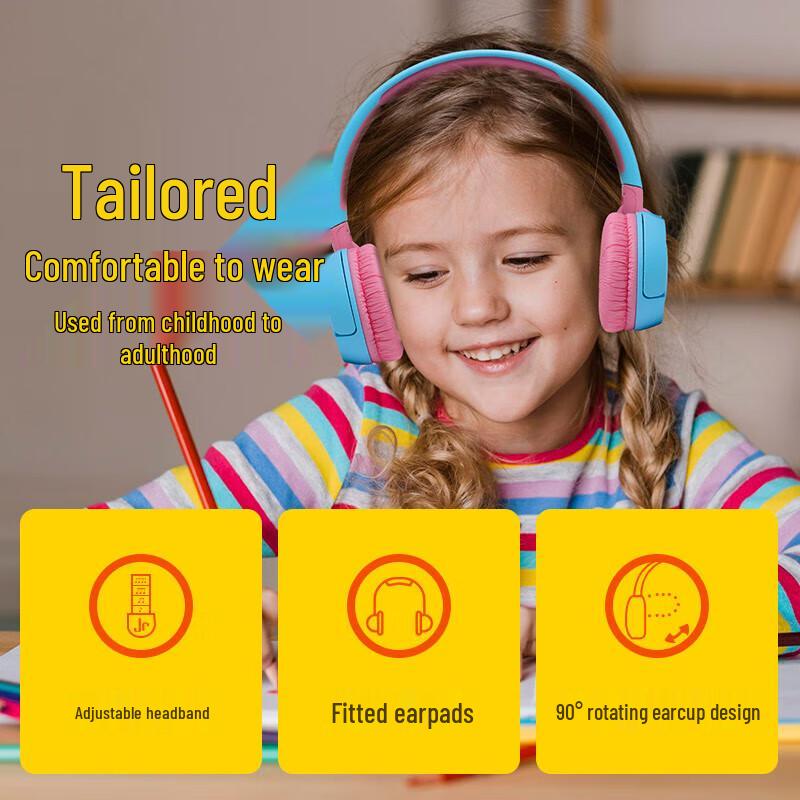 JBL JR310BT Kids Wireless On-Ear Bluetooth Headphones