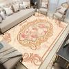 Pink Luxury Soft Carpets for Living Room Large Area Rugs Non-slip Easy Washable Floor Mat Bedroom Decor