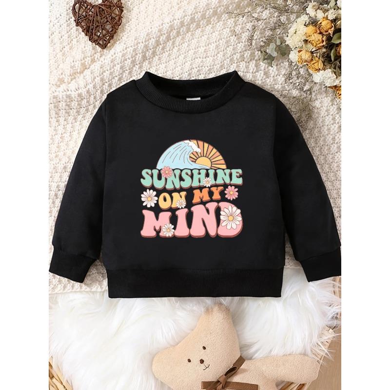 Kids Sweatshirt,Spring And Autumn Comfortable And Easy Print Pattern Sweatshirt with a Round Neck,Soft Cotton Sweatshirt