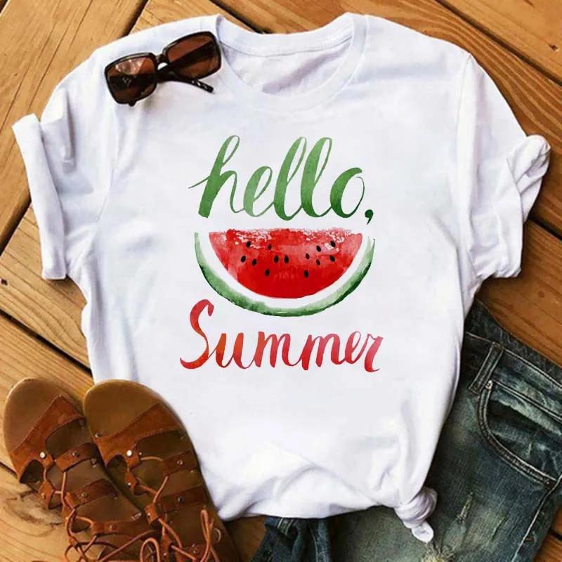 Funny Fruits T Shirt Unisex Fashion Kawaii Banana Print White Tshirt Harajuku Tshirt Short Sleeves Tops Tee Shirt Femme T Shirts