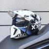 Orz Black Warrior Retro Motorcycle Helmet - Versatile Half/Full Helmet for Men & Women