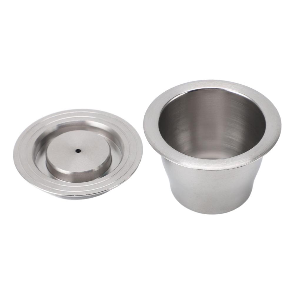 With Filter Paper Stainless Steel Coffee Pod Reusable Design Reusable Coffee Pod  For Coffee Lovers