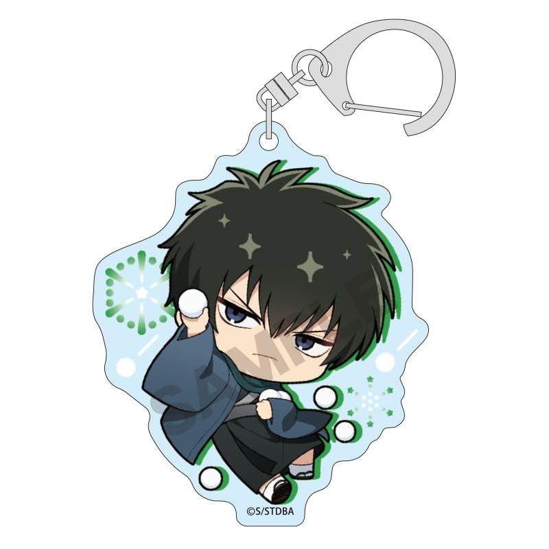 Cracks Gintama Trading Acrylic Keychain Mini Character Snowball Fight 1BOX H65 X W65 X D3mm Acrylic Approx.