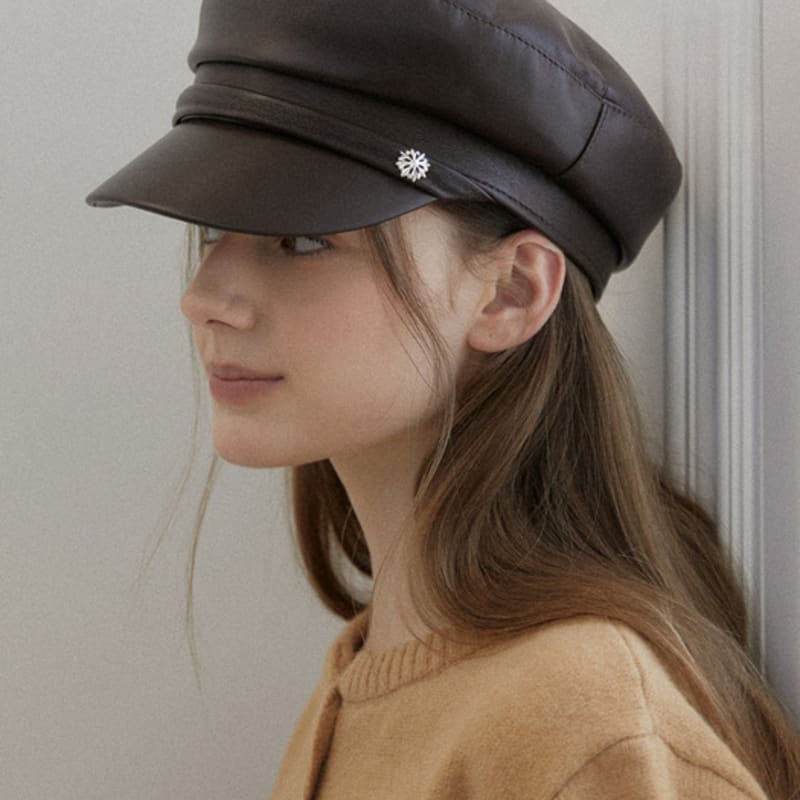 Tatiana Urbaner Leder Matrosenhut HT8151 2 Farben