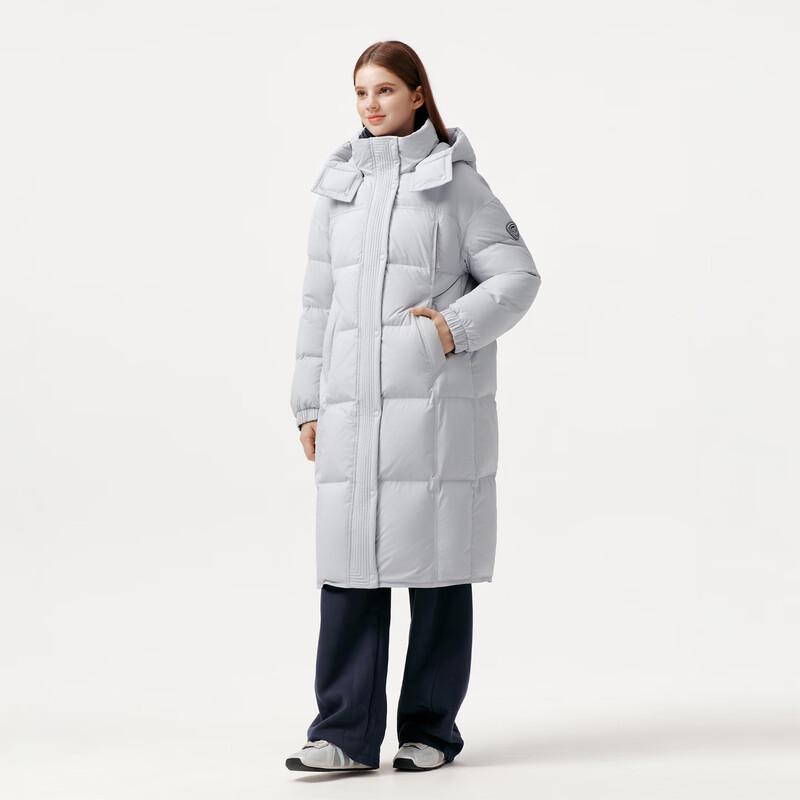 Tanboer Women's Reversible Long Down Parka with Detachable Hood