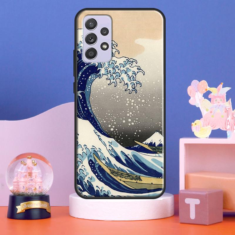 Great Wave Off Kanagawa Japan Case For Samsung Galaxy A32 A52 A12 A16 A26 A36 A56 A15 A35 A55 A34 A54 A13 A33 A53 A17 A06