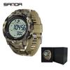Sanda Multi-Function Smart Watch: Waterproof, Pedometer, Alarm Clock for Hiking & Sports - Unisex