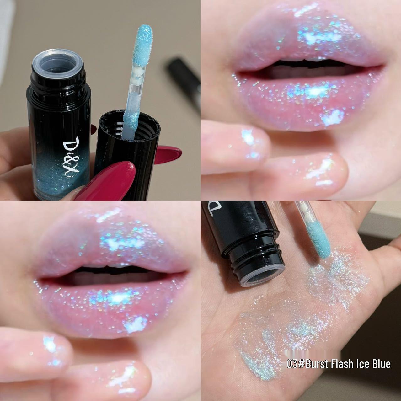 

Black Diamond Galaxy Lip Gloss - 6 Shimmering Colors for Plump, Glittering Lips