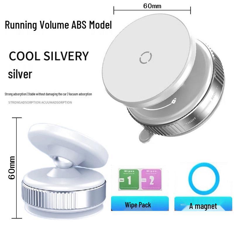 Magnetic 360° Rotating Car and Desktop Phone Holder with Vacuum Suction Cup