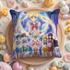 PIKPAKA SSailor MMoon Anime Cushion Cover Plush Fabric Soft DoubleSided Printed Sofa Warm Winter Home Gift Pillow Cover