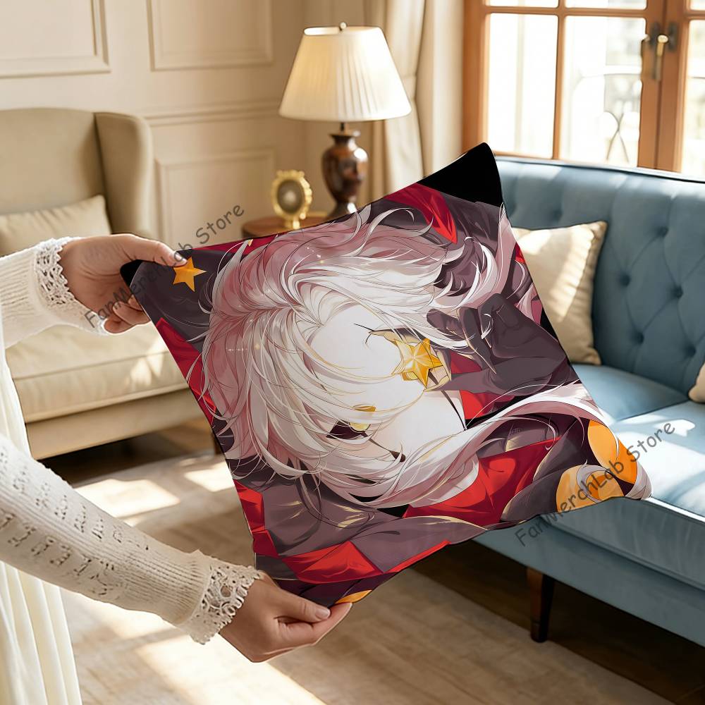 Game TThe Freak CCircus Pillow Case Plush Fabric Soft Pillowcase Double Sided Print Sofa Cushion Cover Throw
