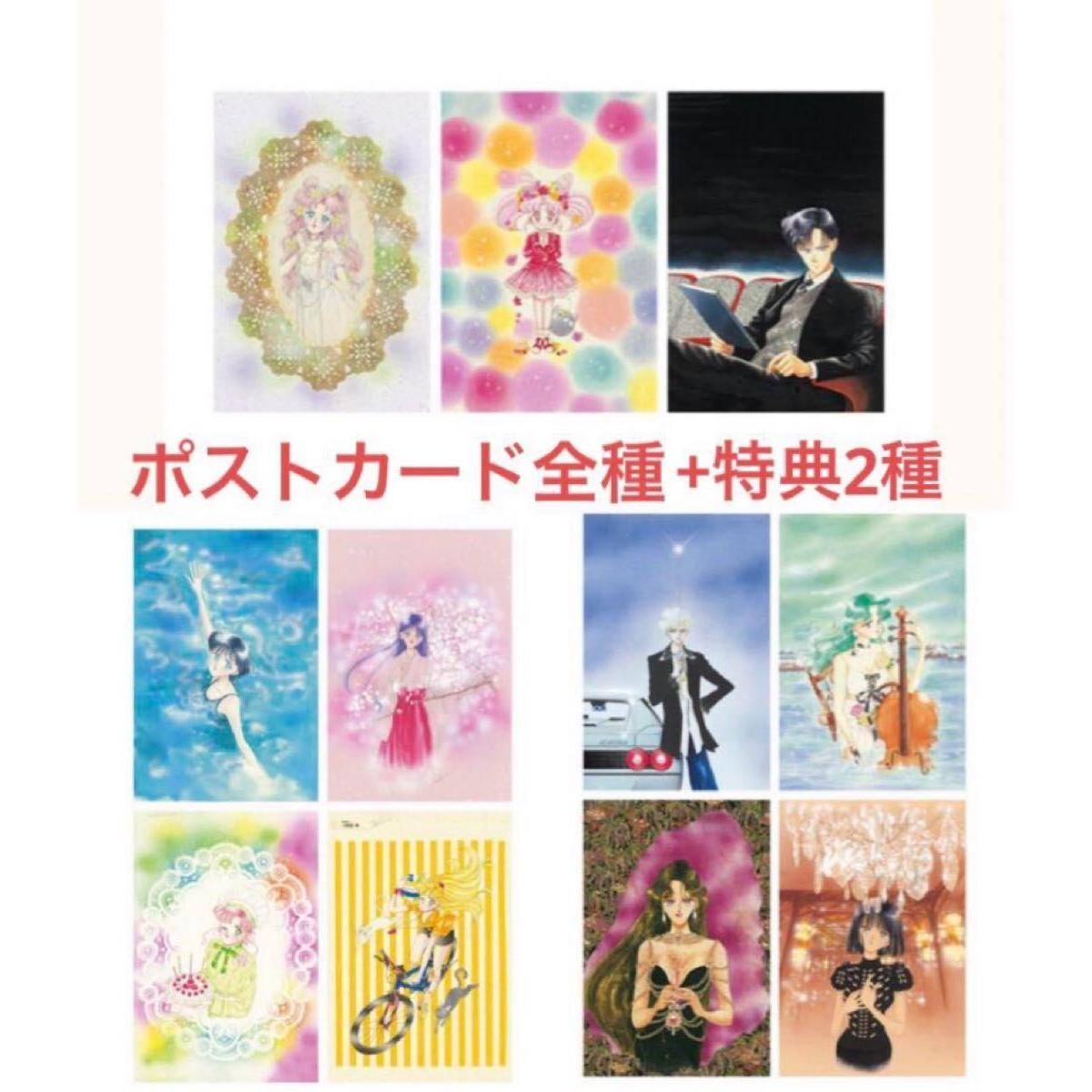 Used Sailor Moon Raisonne Exhibition Postcard Posca All Types Complete Complete Original Art