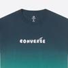 Converse T Shirts Men's Green Crew Neck Moderate Straight Fit 10027653-A01