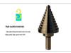 5-Piece British Step Drill Bit Pagoda Twist Drill Set