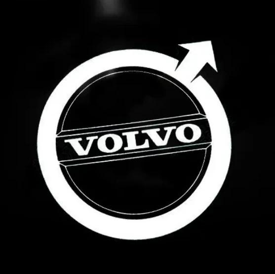 2Pcs lamp Volvo V40V60V90XC40XC60XC90S90 projector Logo car LED welcome lamp ghost projection lamp car supplies.