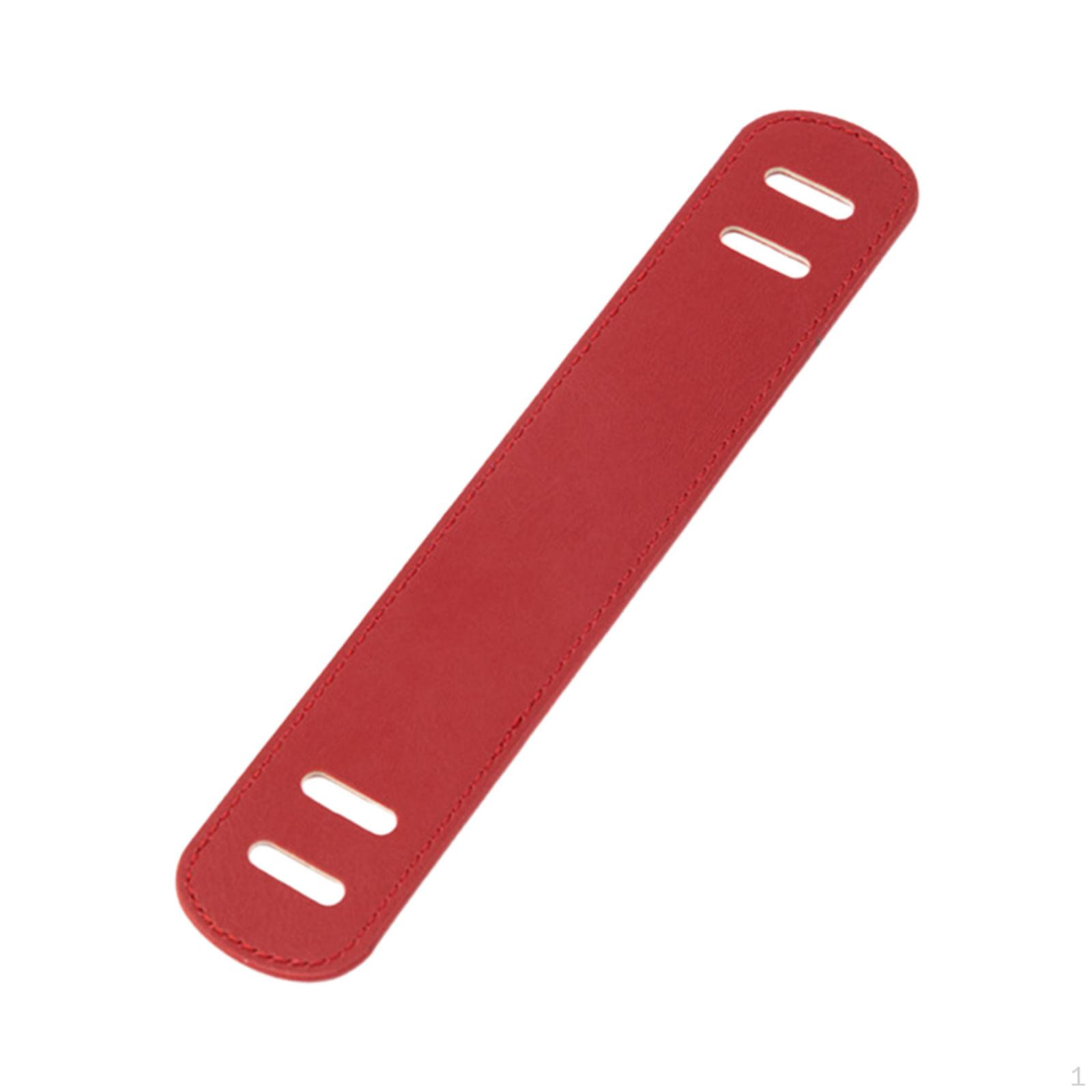 

Leather Shoulder Strap Pad Fixing Thick PU Bag Cushion for Handbag red S