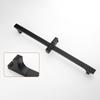Matte Black Bathroom Sliding Shower Bar Shower Column Wall Mounted Rod with Adjustable Bracket Holder Round Square Slide Bar