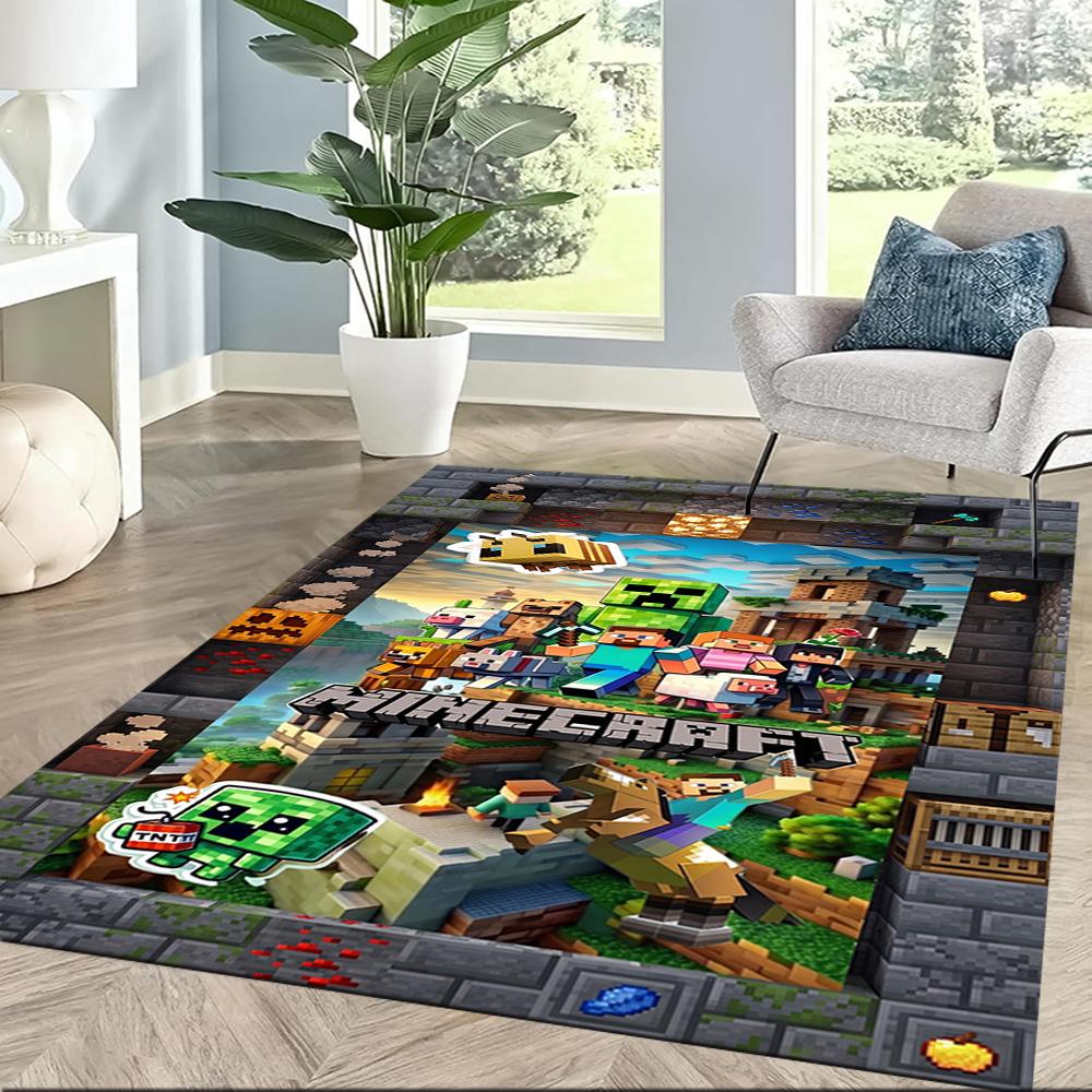 Minecraft 225 Floor Mat Design for Entryway Kitchen Outdoor Playrooms Antislip Carpet Office home decor Spiritual Gift
