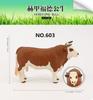 High Quality Action Figure Simulation Animals Model Realistic Design Cattle Cow Bull Home Decor Educational Toys For Xmas Gift