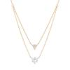 Paul Brial 14K Triangle Two-Line Necklace Pfgn0016