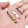 30/50pcs Brooch Clip Base Pins 15/20/25/30/35/40mm Metal Safety Pins Brooch Settings Blank Base for DIY Jewelry Making Supplies