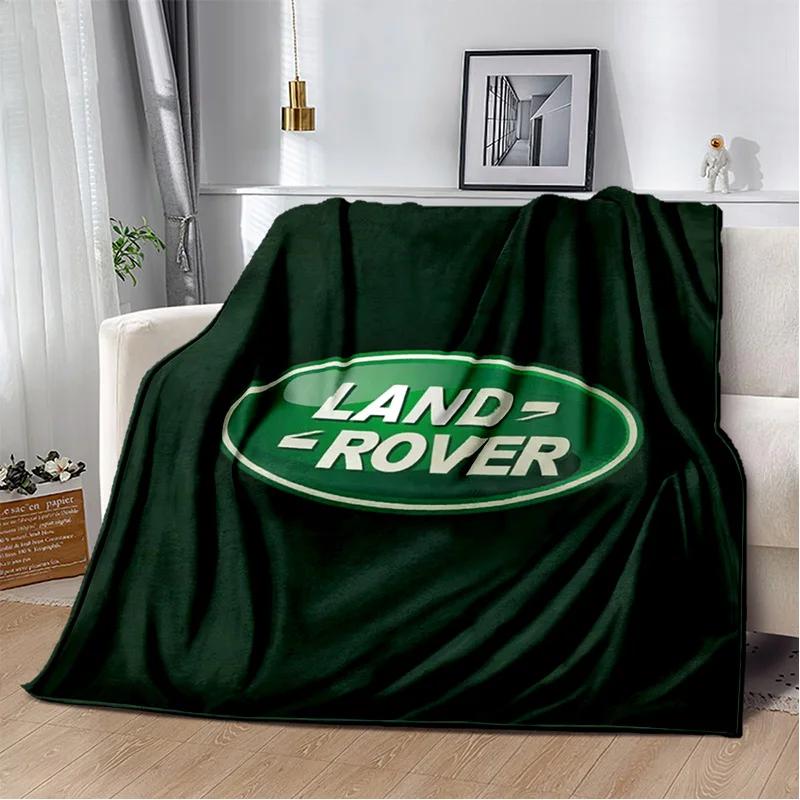 Luxurious HD Fashion Trend Sports Car L-LAND ROVER Logo Blanket - Perfect for Children as Gift Sofa Bed Office Hotel Decor